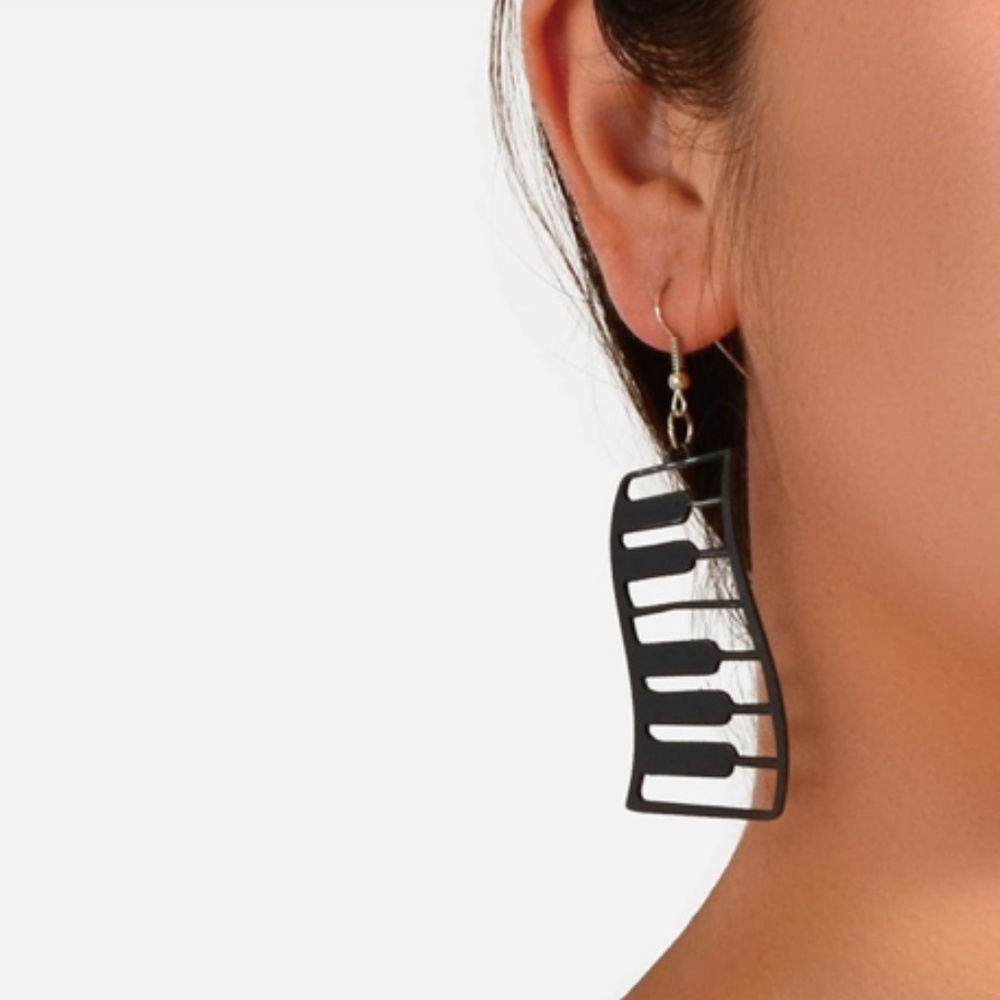 Piano Earrings